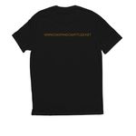 NCGT, a Deep Black Allmade Eco Triblend Unisex Tee (back-view)