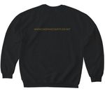 NCGT, a Black Softstyle Crewneck Sweatshirt (back-view)