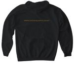 NCGT, a Black Gildan Softstyle Pullover Hoodie (back-view)