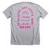Blossom Tee Pink&nbsp;, a Athletic Heather Premium Unisex Tee (back-view)