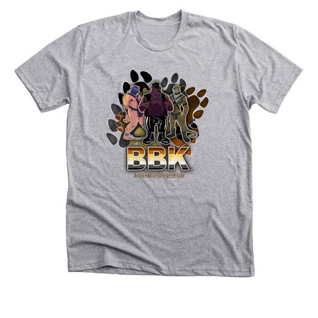 BBK, a Athletic Heather Premium Unisex Tee