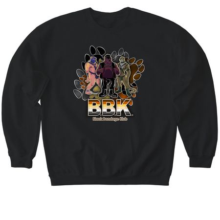 BBK, a Black Softstyle Crewneck Sweatshirt