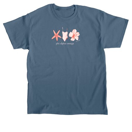 Summer Lovin', a Indigo Blue Classic Unisex Tee