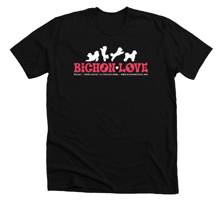 BFCACT Bichon Love, a Solid Black Blend Premium Unisex Tee