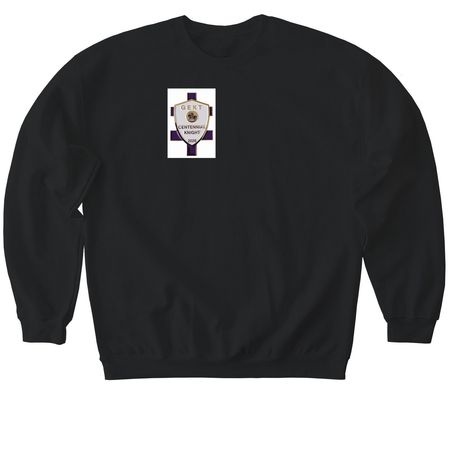 Grand Encampment Knights Templar, USA, PHA, a Black Softstyle Crewneck Sweatshirt