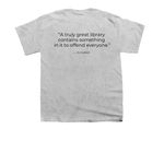 MI Right to Read, a Sport Grey Youth Unisex Tee (back-view)