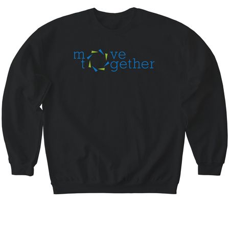 Wear the Movement, a Black Softstyle Crewneck Sweatshirt