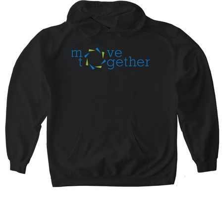 Wear the Movement, a Black Gildan Softstyle Pullover Hoodie