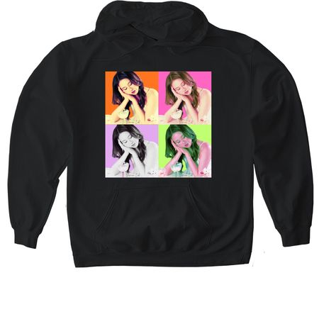Retro Pop Vivian Lok&nbsp;, a Black Gildan Softstyle Pullover Hoodie