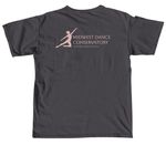 MDC&nbsp;, a Graphite Comfort Colors Unisex Tee (back-view)