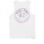 Summer Merch 2026, a White Premium Cotton Tank (back-view)