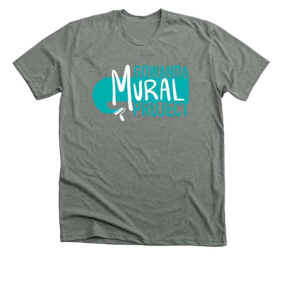 Celebrate with us!, a Deep Heather Premium Unisex Tee