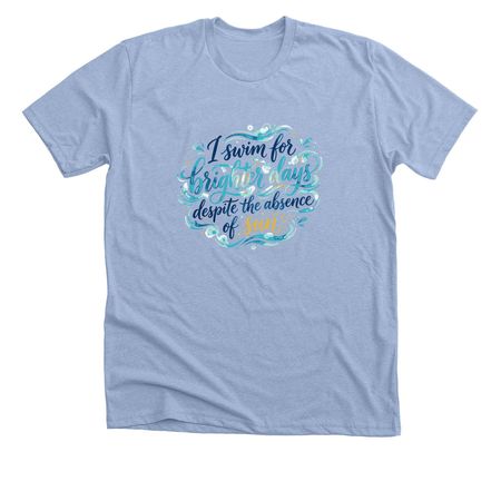 Swim - Jack's Mannequin, a Heather Baby Blue Premium Unisex Tee