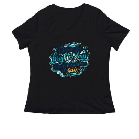 Swim - Jack's Mannequin, a Black Women's Relaxed V-Neck Tee
