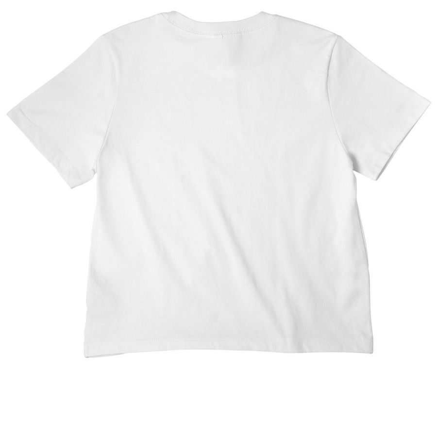 Together We Fight Tee, a White Women's Heavyweight Tee (back-view)