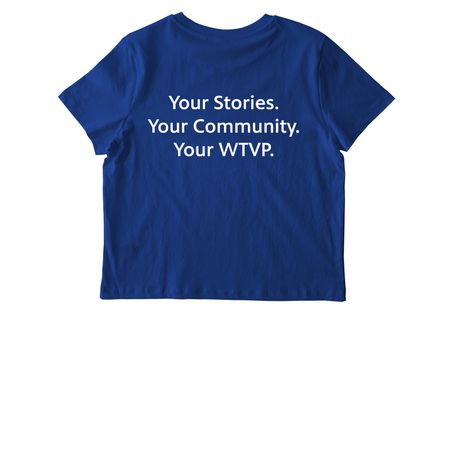 Shirts-Your Station Your Community Your WTVP, a Worker Blue Stanley/Stella Women?s Stella Muser Tee