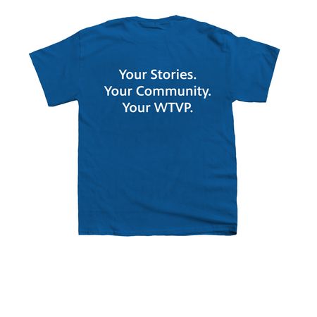 Shirts-Your Station Your Community Your WTVP, a Royal Blue Youth Unisex Tee