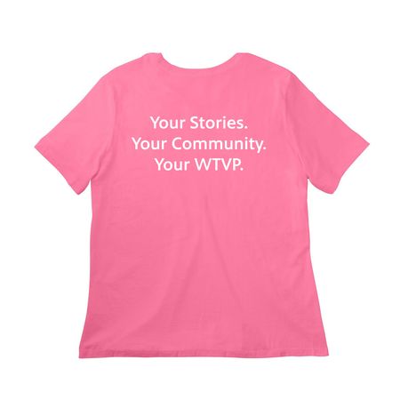 Shirts-Your Station Your Community Your WTVP, a Charity Pink Women?s Relaxed Cotton Tee