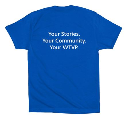 Shirts-Your Station Your Community Your WTVP, a True Royal Premium Cotton Tee
