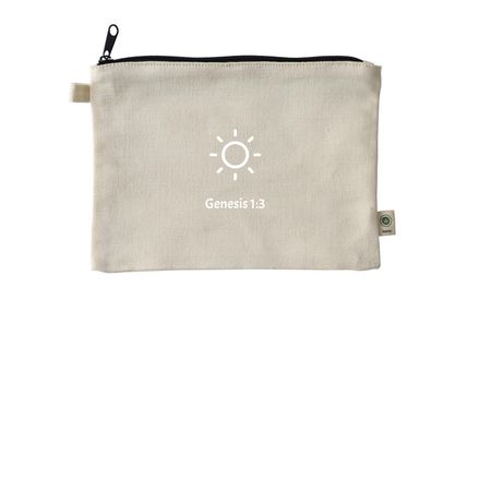 Christian Pouch, a Natural 9"x7" Hemp Blend Pouch