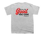 Do GOOD&nbsp;, a Sport Grey Youth Unisex Tee (back-view)