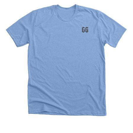 GAT Group OG Tee ? Patrol Blues (Day Shift), a Heather Carolina Blue Premium Unisex Tee