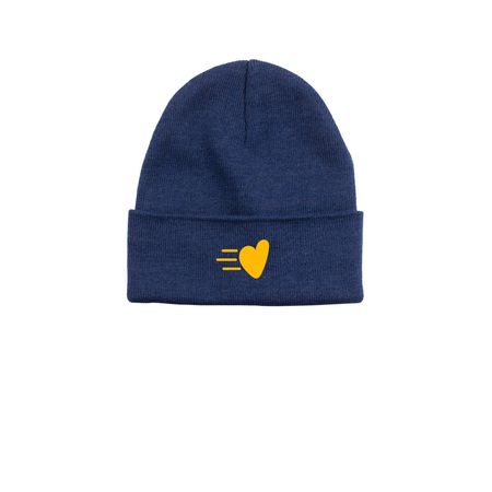 Heart in Motion Beanie, a Azure Printed Base Camp Beanie