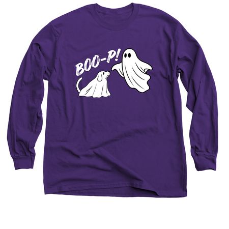 Boo-p!, a Purple Classic Long Sleeve Tee