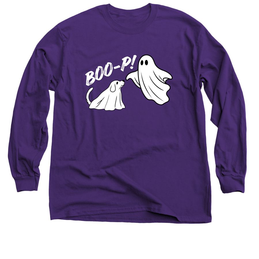 Boo-p!, a Purple Classic Long Sleeve Tee