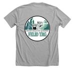 Front/Back&nbsp;, a Athletic Heather Premium Unisex Tee (back-view)