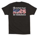 Duty Shirt - USA 250 Theme, a Black Premium Cotton Tee (back-view)