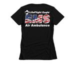 Duty Shirt - USA 250 Theme, a Black Women's Slim Fit Tee (back-view)