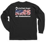 Duty Shirt - USA 250 Theme, a Black Classic Long Sleeve Tee (back-view)