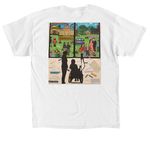 Emma's Alexander Disease Journey, a White Classic Unisex Tee (back-view)