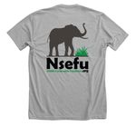 Unisex Tee w/ Logo, a Athletic Heather Premium Unisex Tee (back-view)