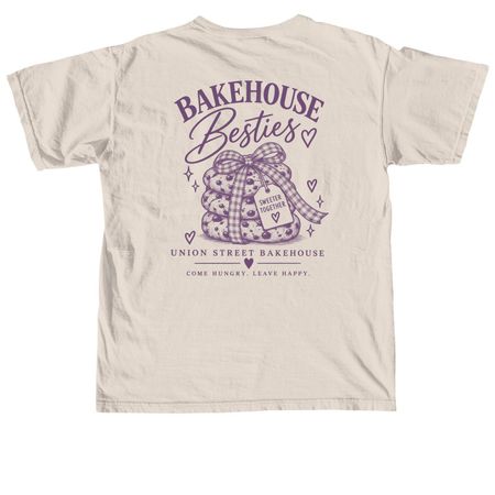 Union Street Bakehouse - Bakehouse Besties, a Ivory Comfort Colors Unisex Tee