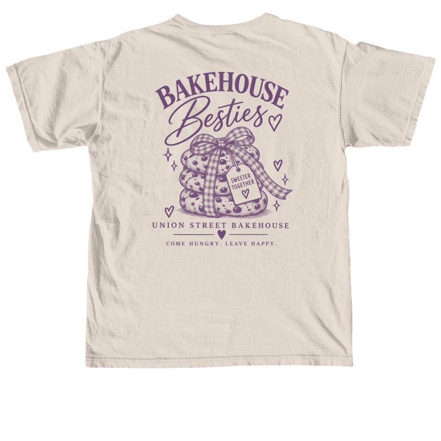 Union Street Bakehouse - Bakehouse Besties, a Ivory Comfort Colors Unisex Tee