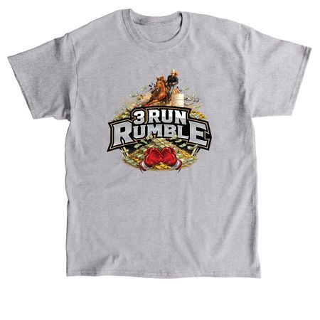 3 Run Rumble, a Sport Grey Classic Unisex Tee