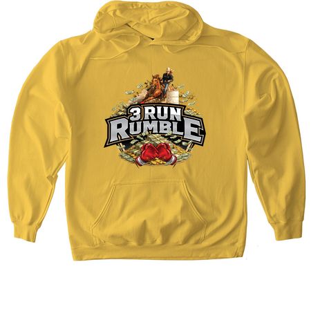 3 Run Rumble, a Daisy Softstyle Pullover Hoodie
