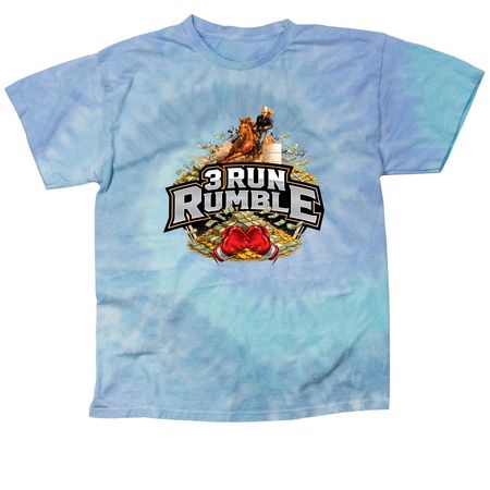 3 Run Rumble, a Lagoon Classic Tie Dye Tee