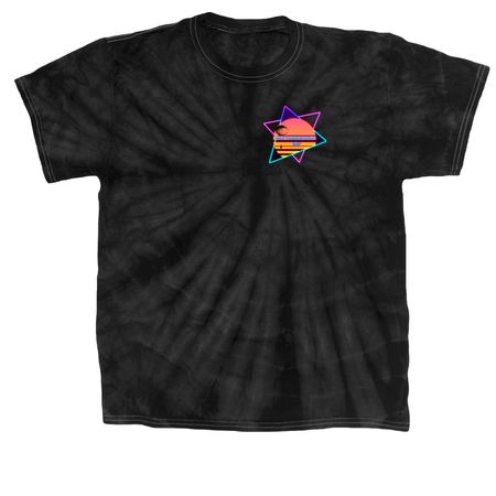 JMs (80s edition), a Black Classic Tie Dye Tee
