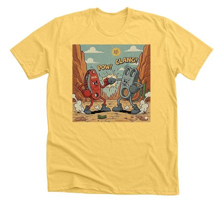 Rivalry, a Heather Yellow Gold Premium Unisex Tee