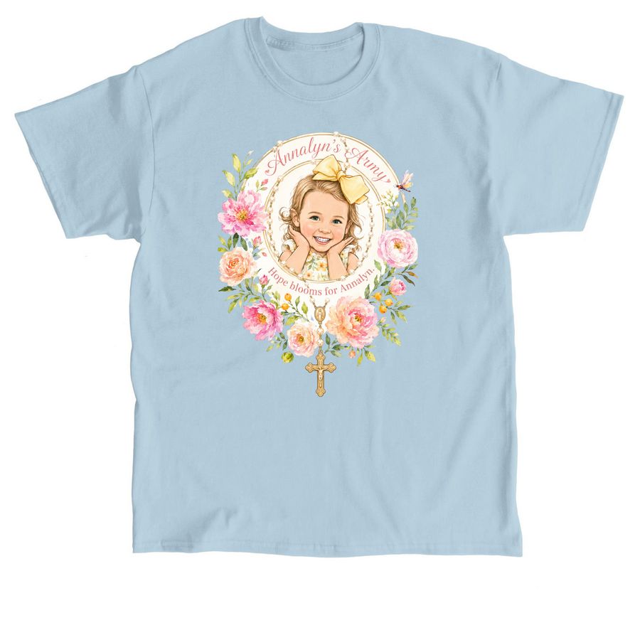 Annalyns Army - Family Shirt, a Light Blue Classic Unisex Tee
