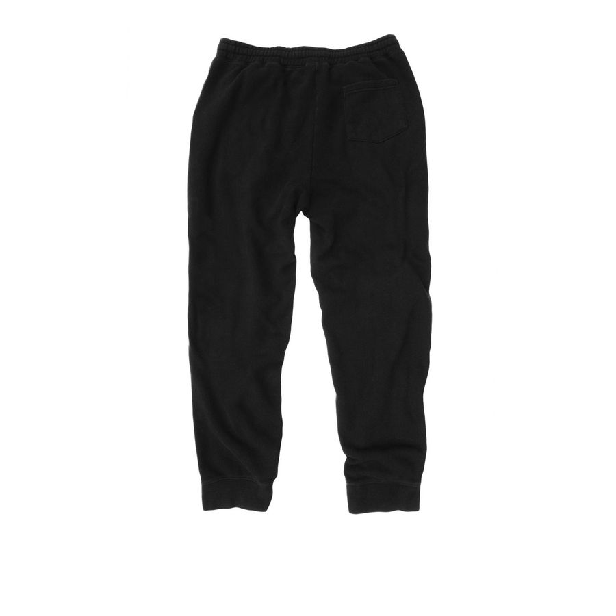 White Oak Farm: Pants, a Black Midweight Fleece Joggers (back-view)
