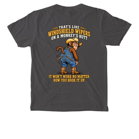The Robbieisms Collection: Windshield Wipers, a Pepper Comfort Colors Pocket Tee