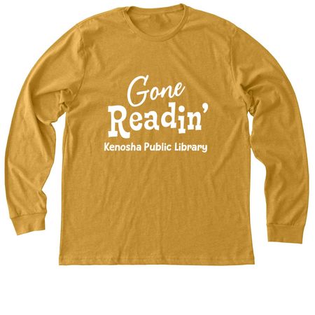 Gone Readin' Tops, a Heather Mustard Premium Long Sleeve Tee