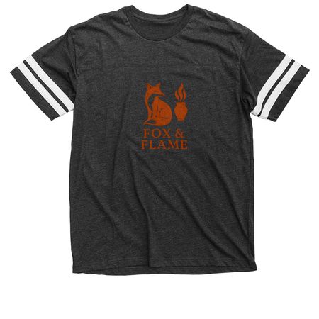 SUPPORT ART, a Vintage Smoke / White Football Jersey Tee