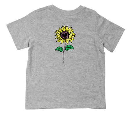 Spina Bifida - Blooming Beyond (Toddler), a Heather Toddler Tee (back-view)