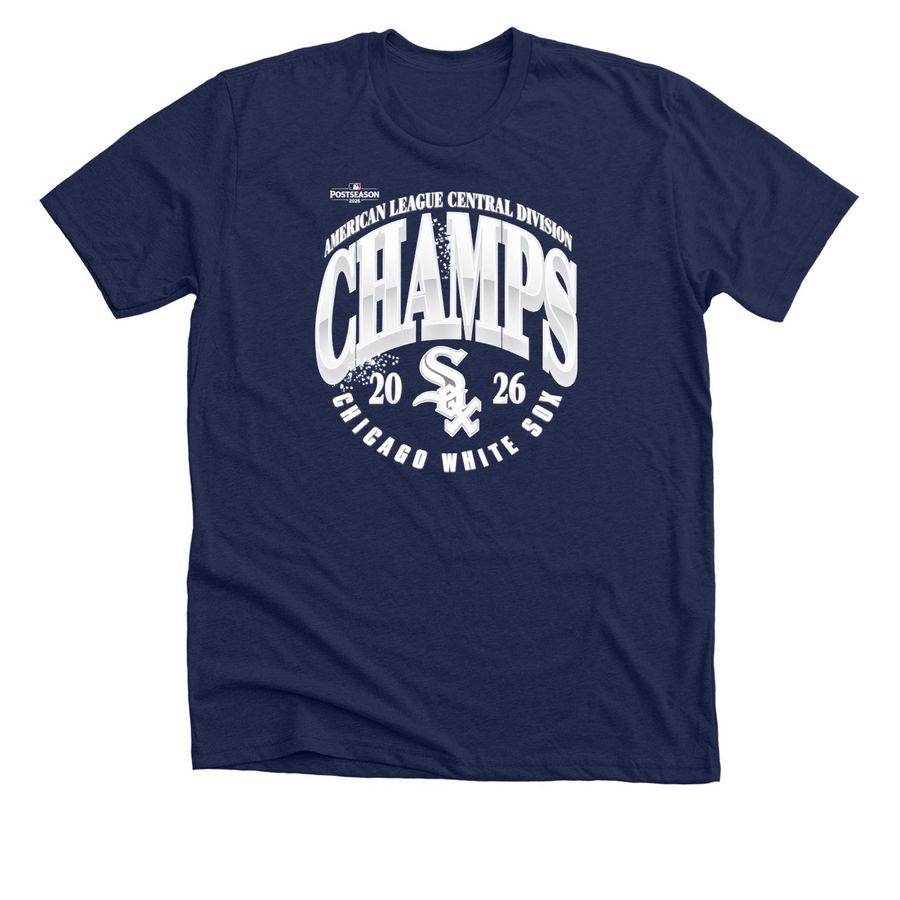 Chicago White Sox Al Central Division Champio, a Solid Navy Blend Premium Unisex Tee