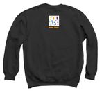 Just Keep Swimming, a Black Crewneck Sweatshirt (back-view)